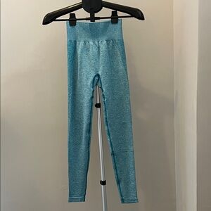 Gymshark Aqua Blue Leggings - Size Small